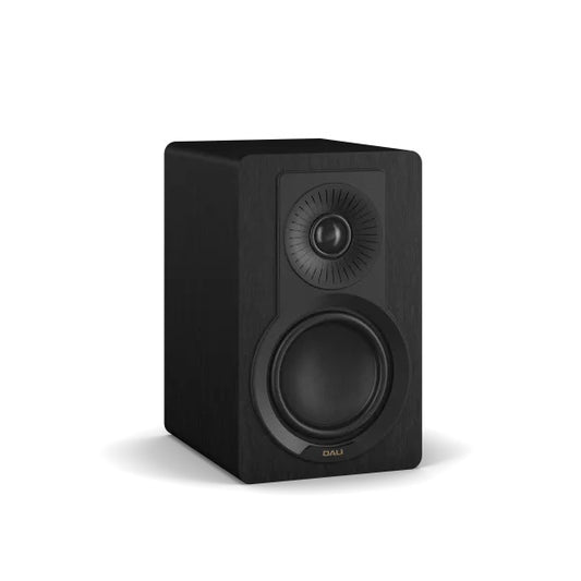 Dali Kupid Bookshelf Speaker-black ash-front