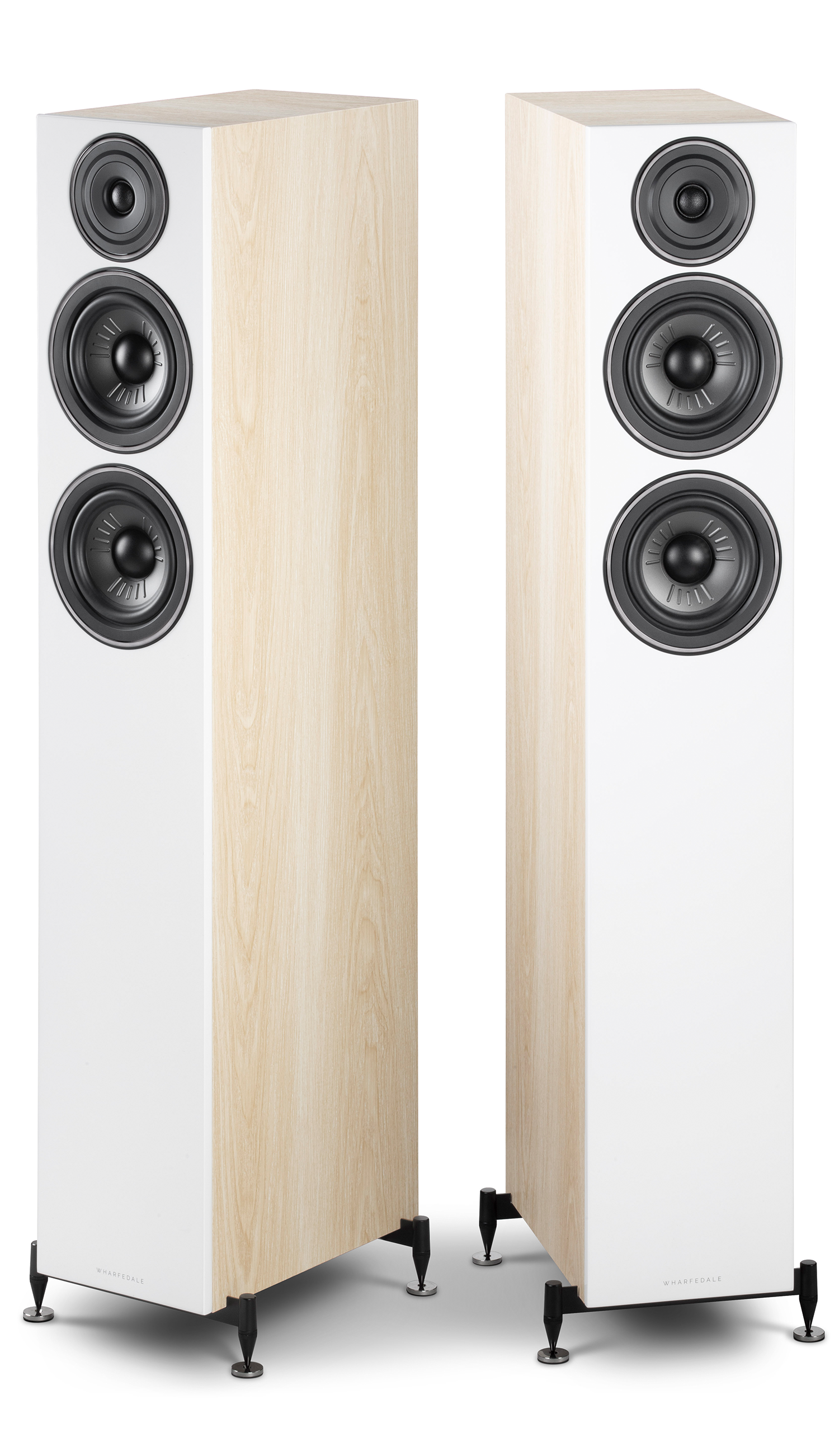 Wharfedale Diamond 12.4 Floorstanding Speakers (Pair) Light Oak