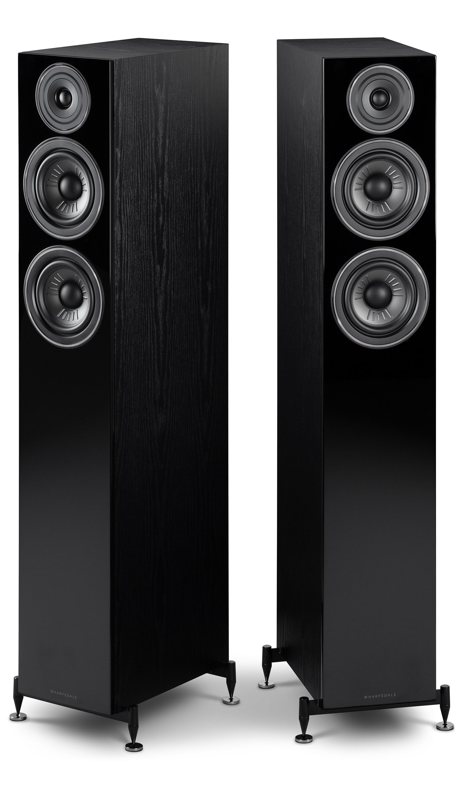 Wharfedale Diamond 12.4 Floorstanding Speakers (Pair) Black Oak