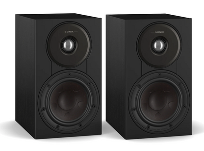 DALI SONIK 1 Bookshelf Speakers - Black Ash