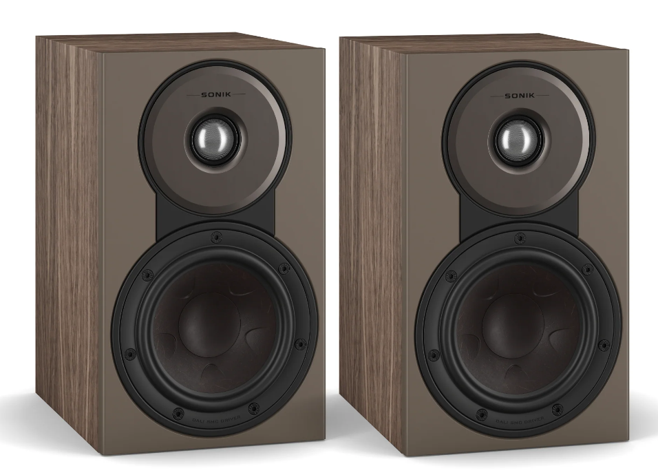 DALI SONIK 1 Bookshelf Speakers - walnut