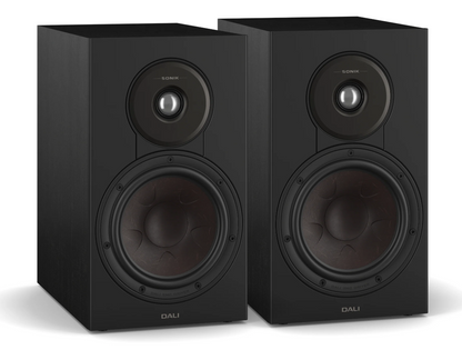 DALI SONIK 3 Bookshelf Speakers-black-ash-front