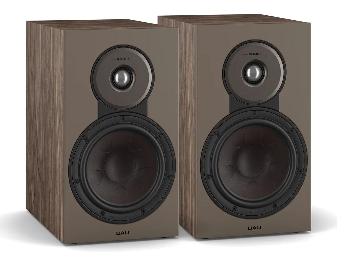 DALI SONIK 3 Bookshelf Speakers-walnut-front