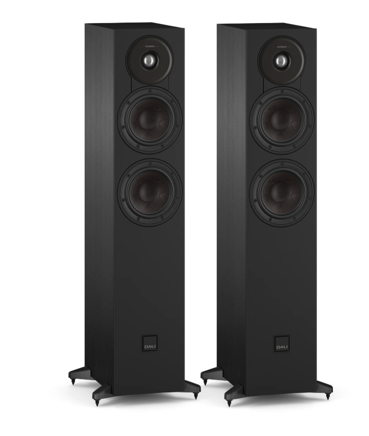 Dali Sonik 5 Floorstanding Speakers-ash-black-front