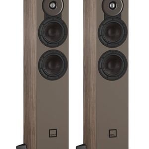 Dali Sonik 5 Floorstanding Speakers-walnut-front