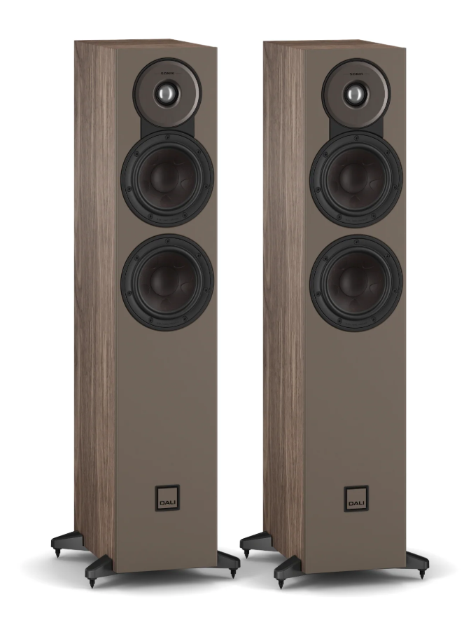 Dali Sonik 5 Floorstanding Speakers-walnut-front