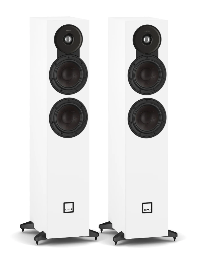 Dali Sonik 5 Floorstanding Speakers-white-front