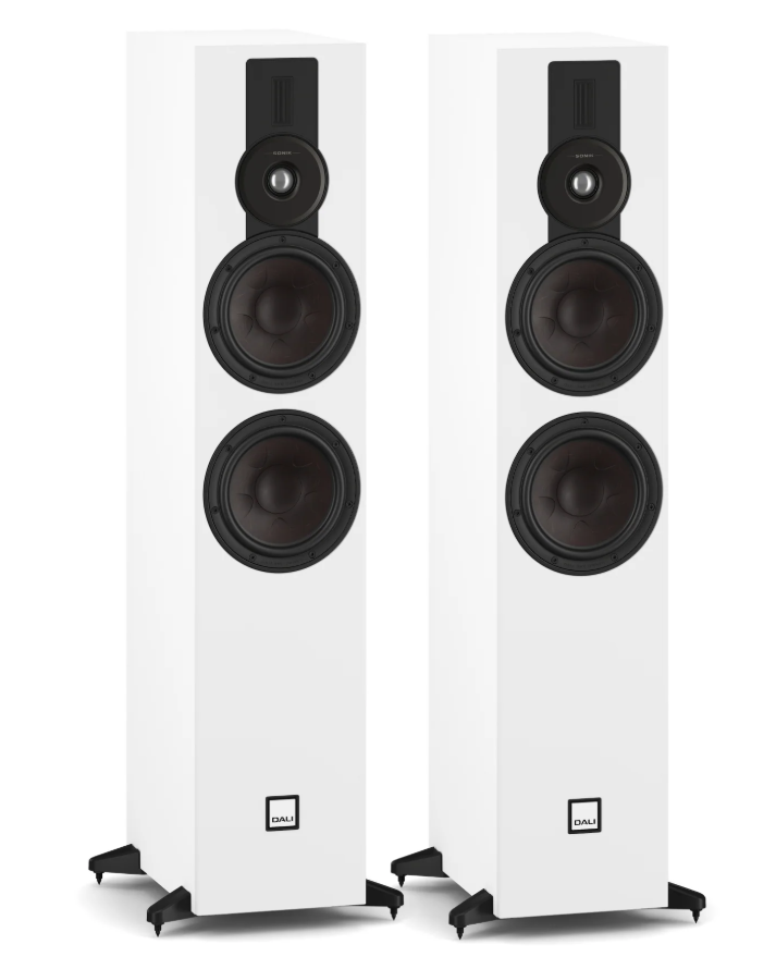 Dali Sonik 7 Floorstanding Speakers-white-front