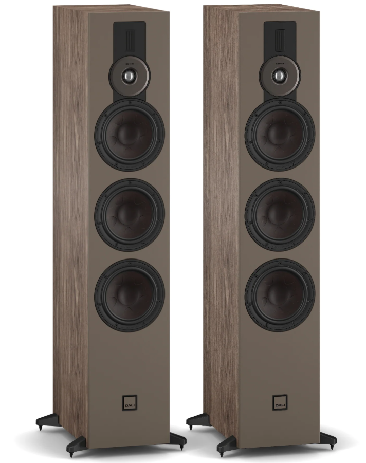 Dali Sonik 9 Floorstanding Speakers-walnut-front