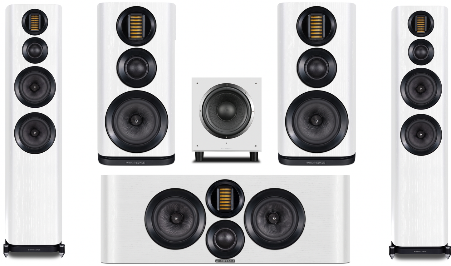 Wharfedale Evo4.4 HCP 5.1 Speaker Package white