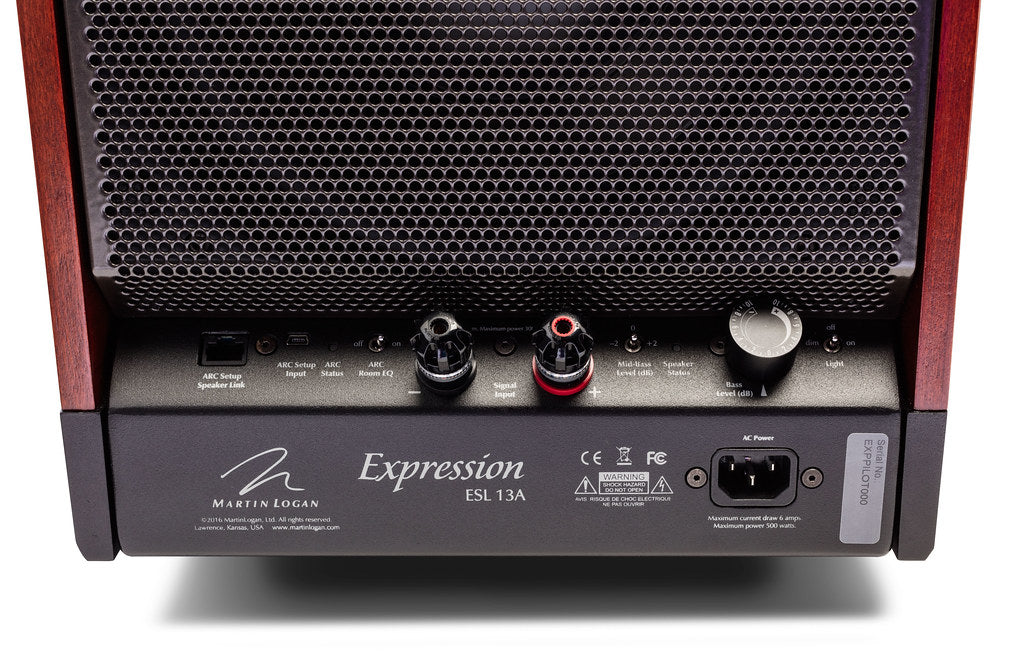 MartinLogan Expression ESL 13A Floorstanding Speaker  control details