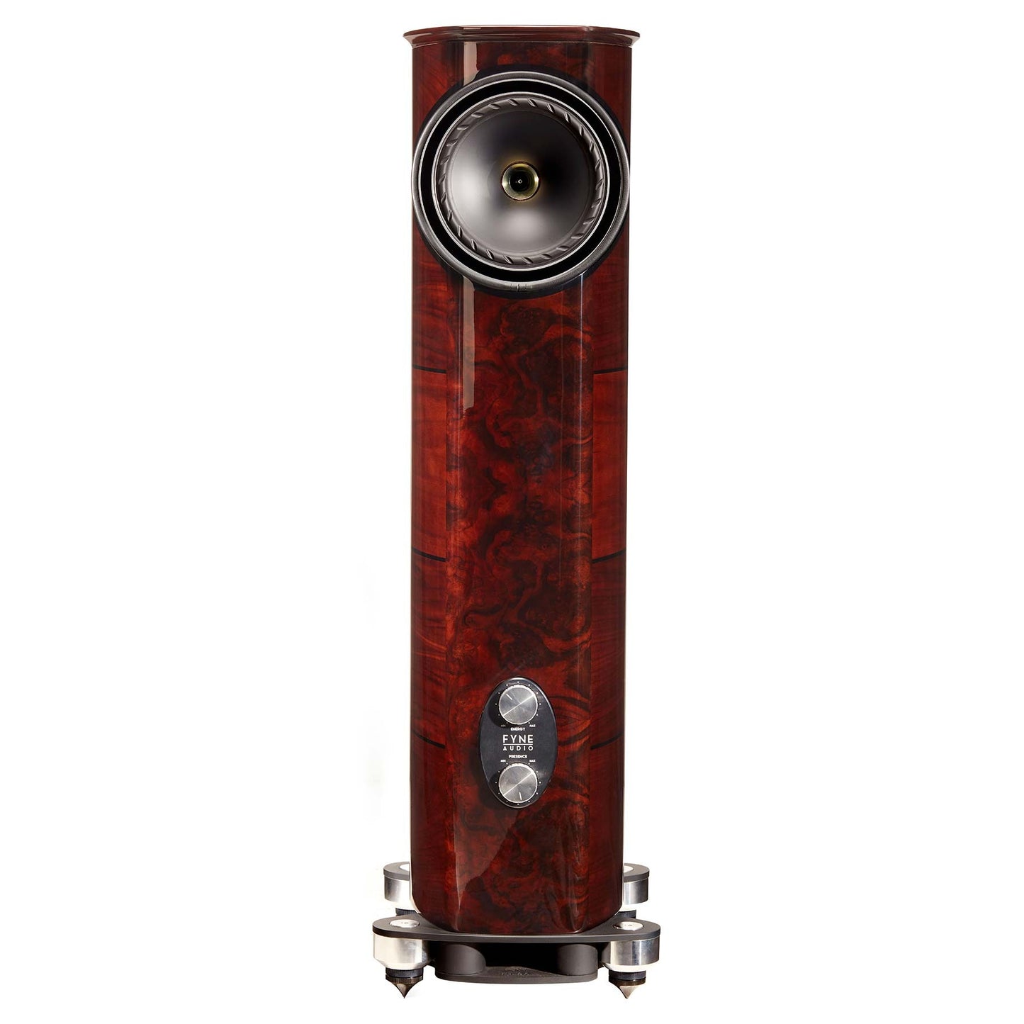 Fyne Audio F1-8S Floorstanding Speaker-front-walnut