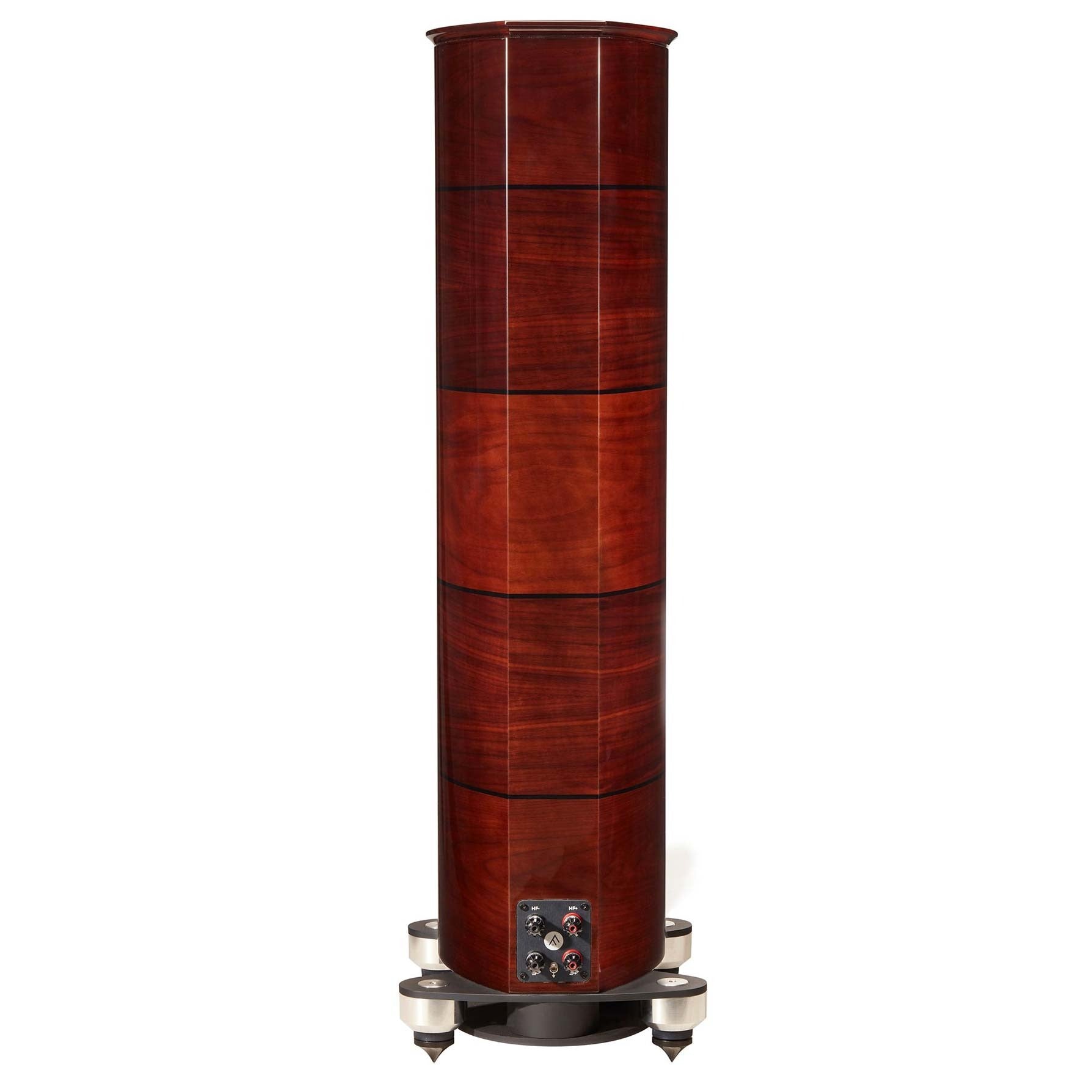 Fyne Audio F1-8S Floorstanding Speaker-rear-walnut