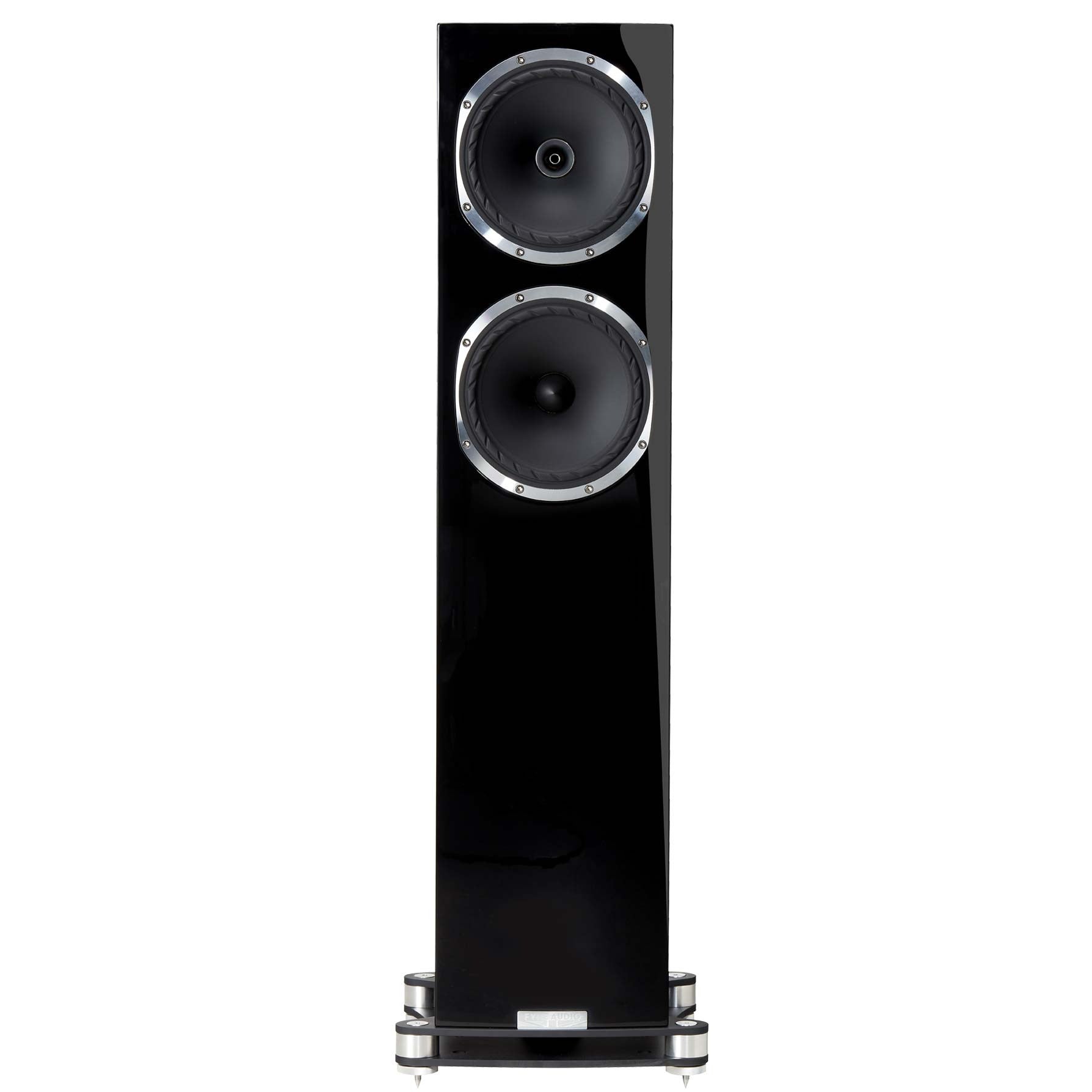 Fyne Audio F502SP Floorstanding Speaker-front-black