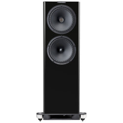 Fyne Audio F704SP Floorstanding Speaker-front-black