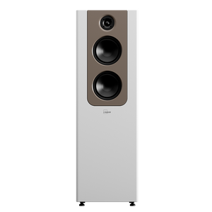 Lyngdorf FR-2 Full Range Speaker-white-mocca-front
