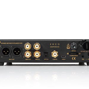 Ferrum ERCO Gen 2 DAC/PREAMP with Headphone Amplifier-black-rear