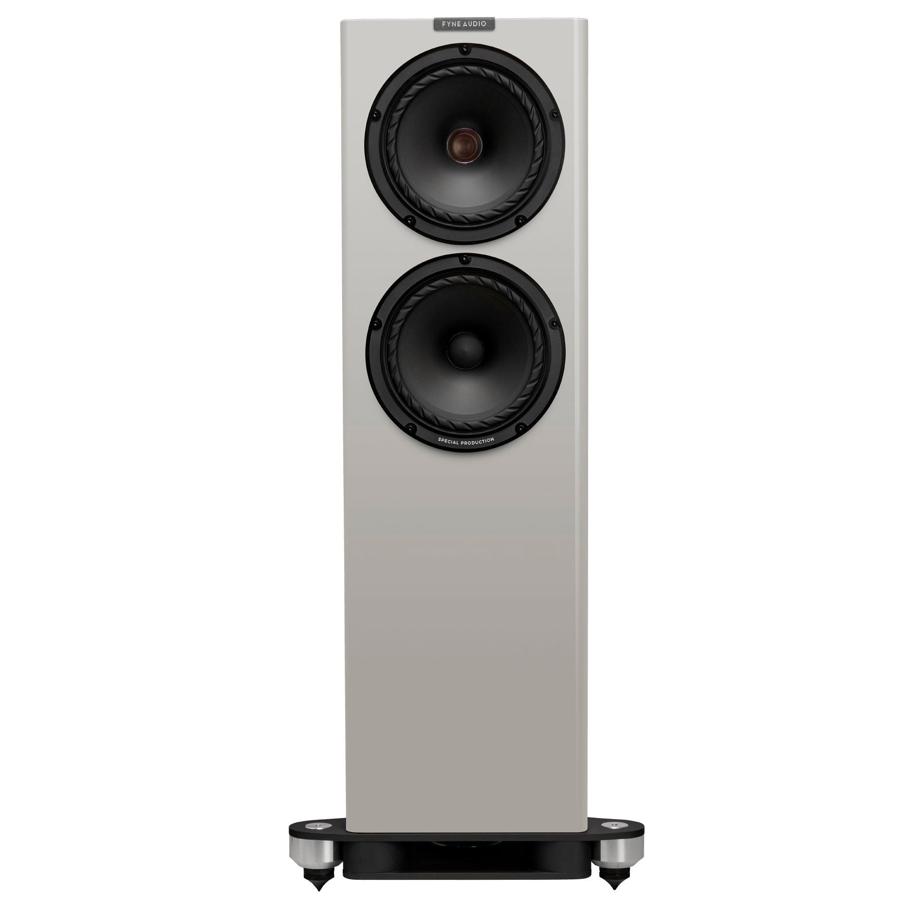 Fyne Audio F703SP Floorstanding Speaker-white-front