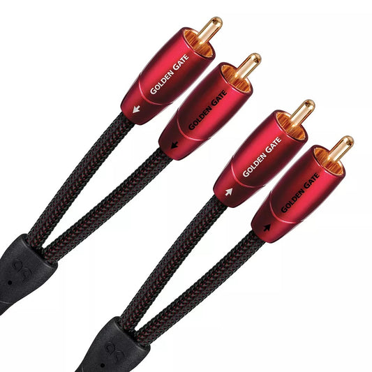 Audioquest Golden Gate RCA to RCA Analog Interconnect iPack (Pack of 5)