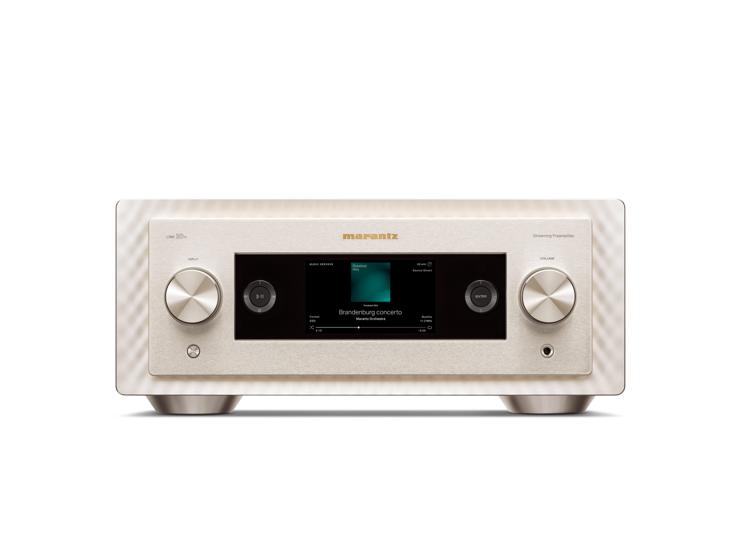 Marantz LINK 10n Network Audio Player-front-Champagne