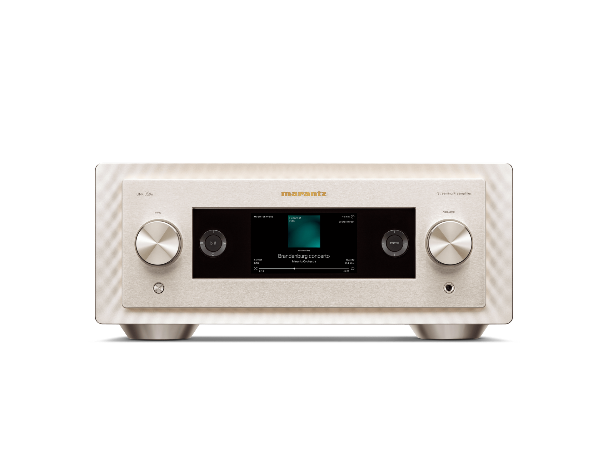 Marantz LINK 10n Network Audio Player-front-Champagne
