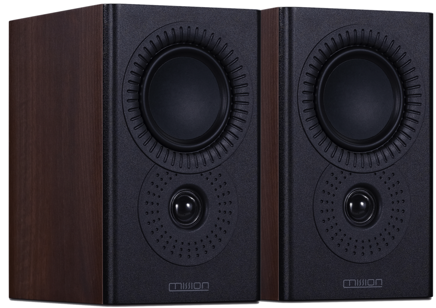 Mission LX-1 MkII Bookshelf Speakers (Pair) walnut