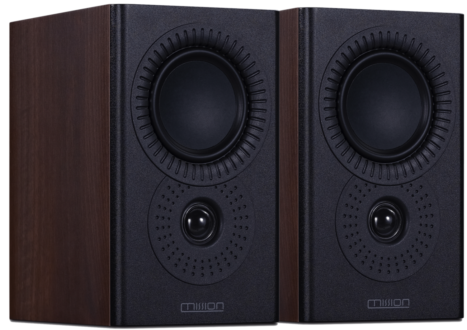 Mission LX-1 MkII Bookshelf Speakers (Pair) walnut