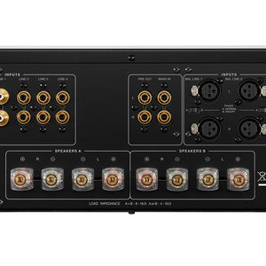 Luxman L-100 CENTENNIAL Integrated Class A Amp-silver-back