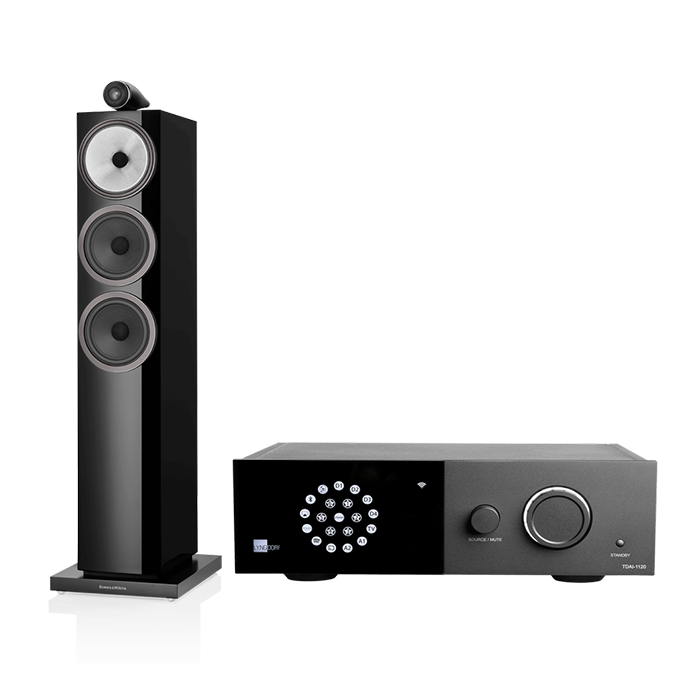 Lyngdorf 1120 + Bowers and Wilkins 703 S3 inc cable