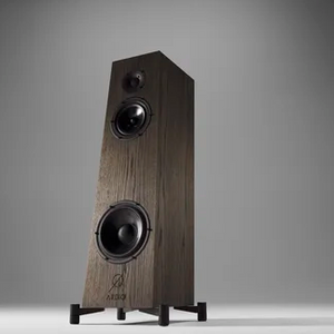 Ø Audio Frigg 02 floorstanding speaker-front Dark Nordic Oak