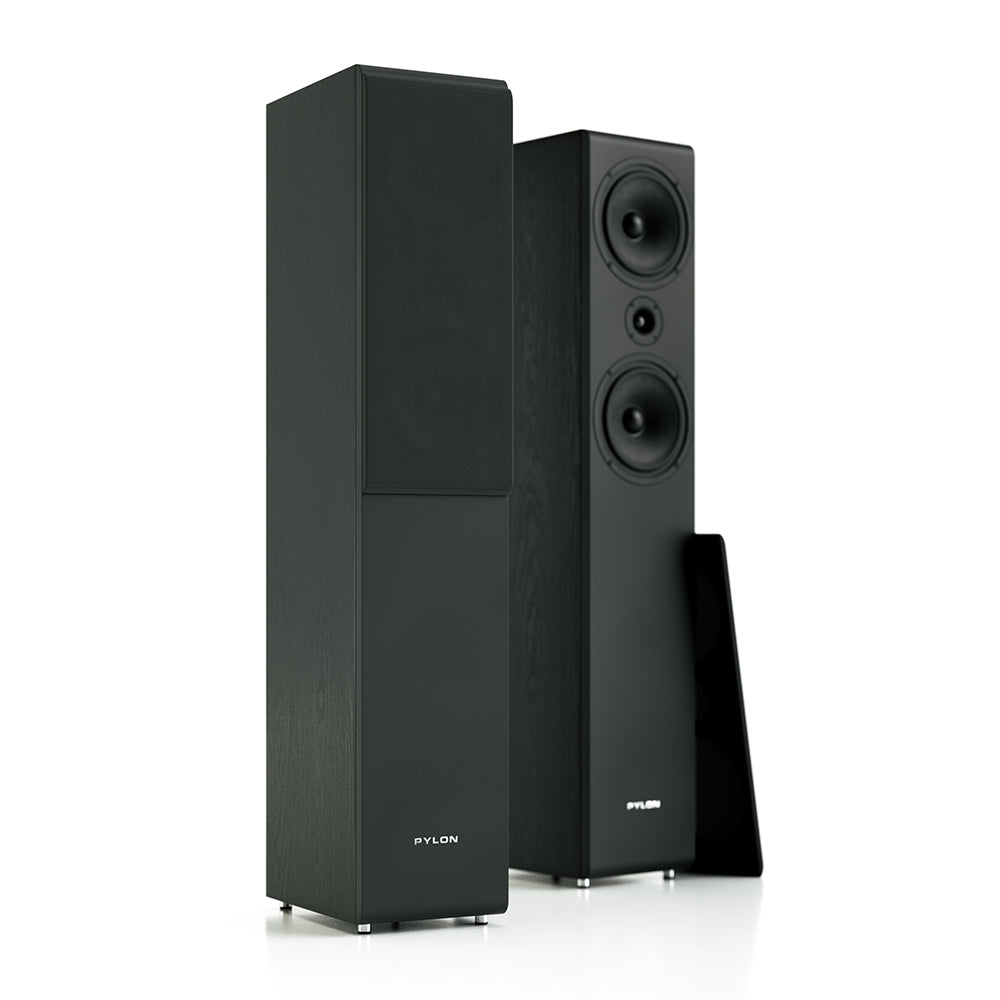 Pylon Audio Opal 23 Floorstanding Speakers-black ash