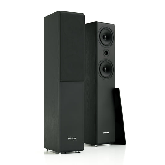 Pylon Audio Opal 23 Floorstanding Speakers-black ash