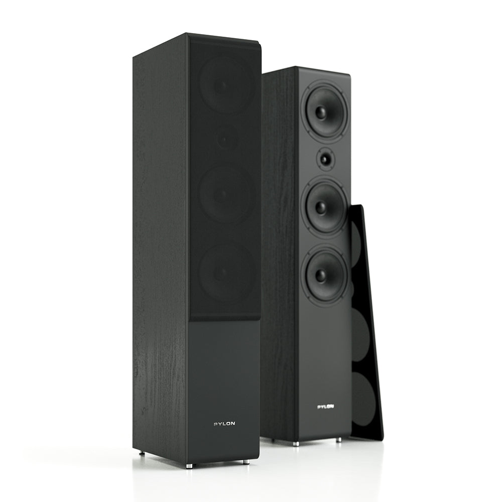 Pylon Audio Opal 30 Floorstanding Speakers-black ash
