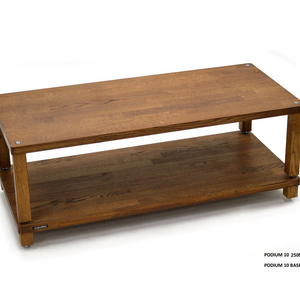 Atacama Apollo Podium 10 Dark Oak Modular HiFi & AV Rack