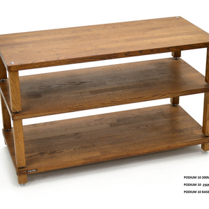 Atacama Apollo Podium 10 Dark Oak Modular HiFi & AV Rack