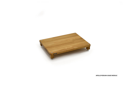 Atacama Apollo Podium 6 Natural Oak Modular HiFi Rack