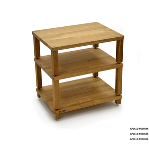 Atacama Apollo Podium 6 Natural Oak Modular HiFi Rack