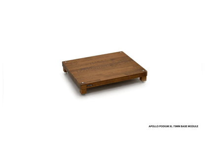 Atacama Apollo Podium 6 XL Dark Oak Modular HiFi Rack-base