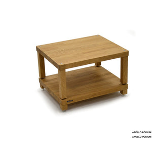Atacama Apollo Podium 6 XL Natural Oak Modular HiFi Rack-2 layer