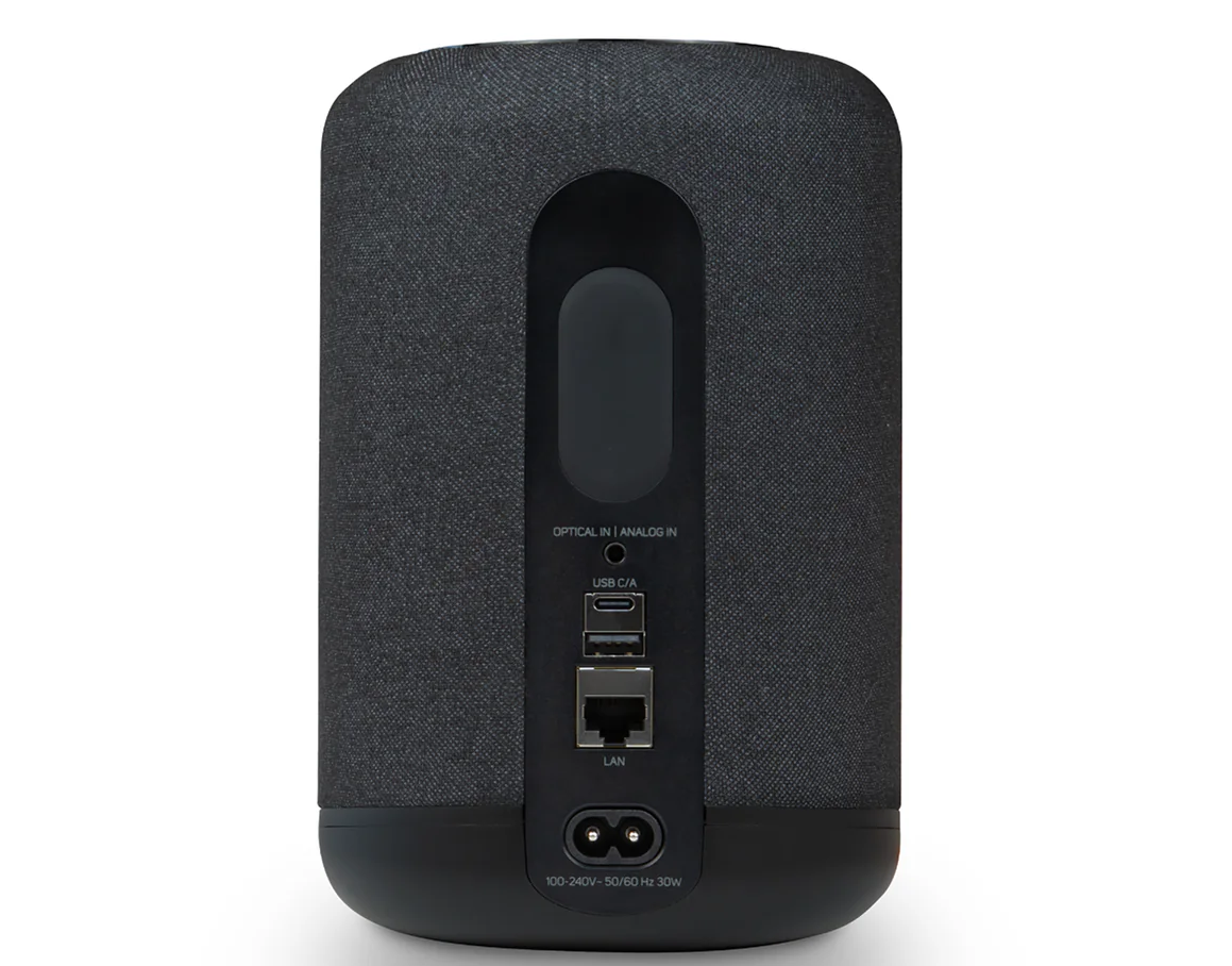 Bluesound PULSE FLEX Wireless All-In-One Music Streaming Speaker-back-black