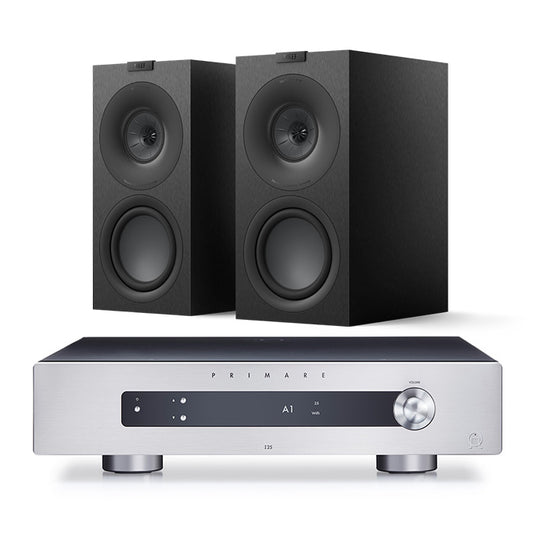 Primare I25 + KEF Q Concerto Meta inc Cable - titanium
