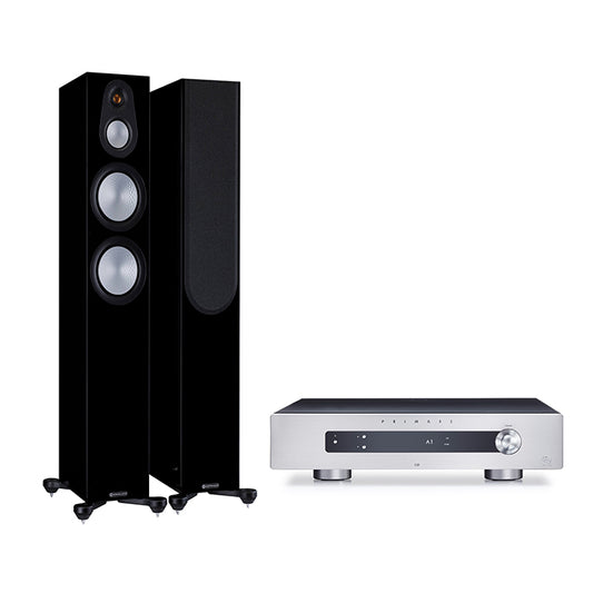 Primare I25 + Monitor Audio Silver 300 7G inc Cable - titanium