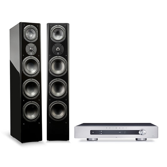 Primare I25 + SVS Prime Pinnacle inc Cable - titanium