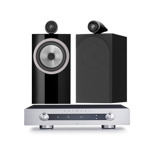 Primare I35 + Bowers and Wilkins 705 S3 inc Cable - titanium