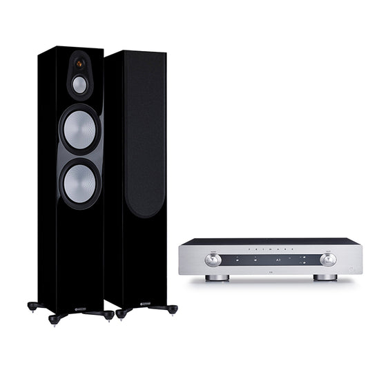 Primare I35 + Monitor Audio Silver 500 7G inc Cable -titanium