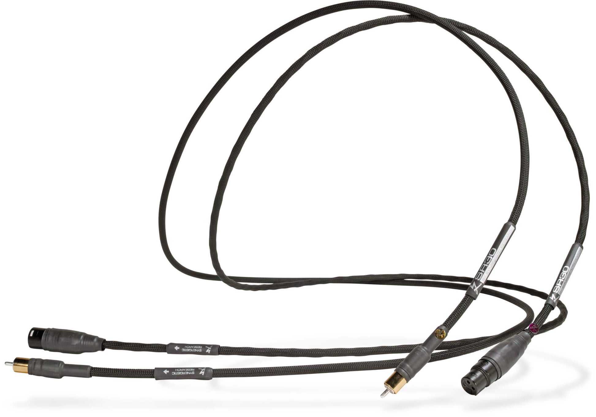 Synergistic Research SR30 RCA/XLR Cable-black