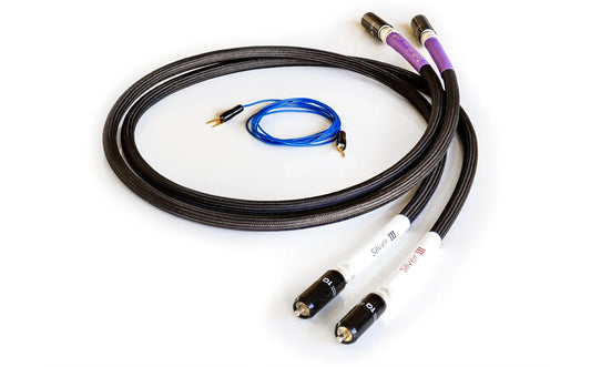 Tellurium Q Silver III Tone Arm RCA-RCA Cable-black