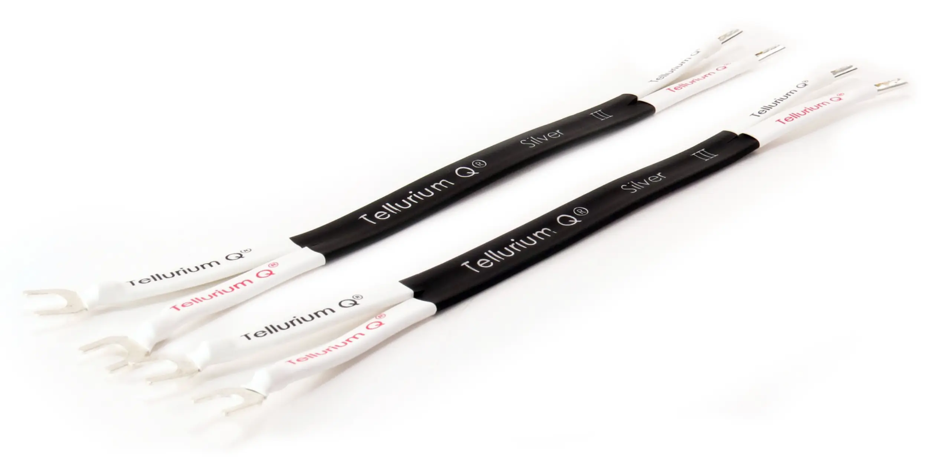 Tellurium Q Silver III Jumpers/Links-stereo-pair