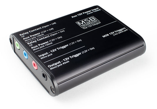 MSB Technology The 12-Volt Trigger Adapter-black