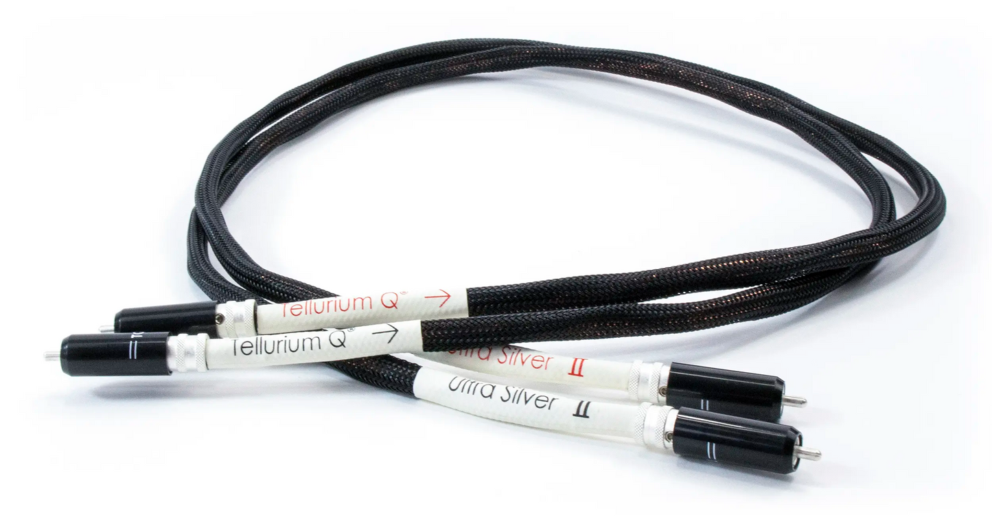 Tellurium Q ULTRA SILVER II RCA CABLE